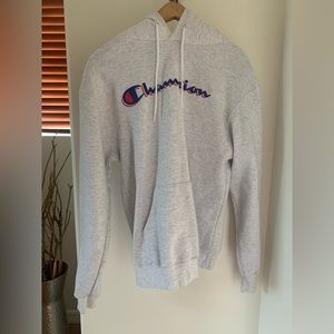 Heather Grey Y2K Champion Hoodie / M